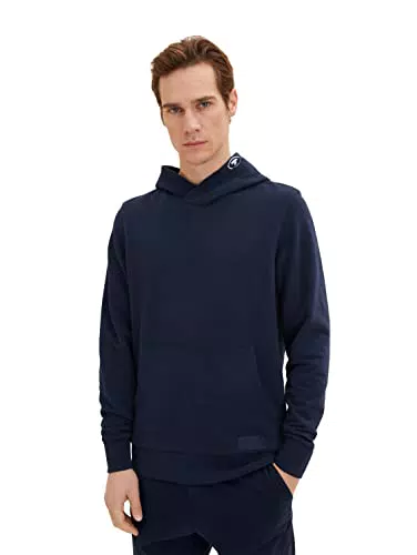 TOM TAILOR Herren Sweatshirt 1035565, 10668 - Sky Captain Blue