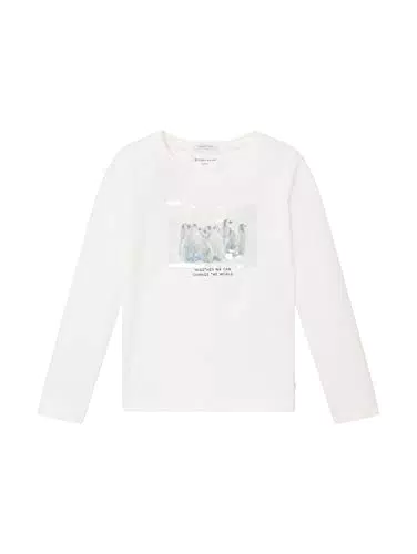 TOM TAILOR Mädchen Kinder Langarmshirt mit Print 1033939