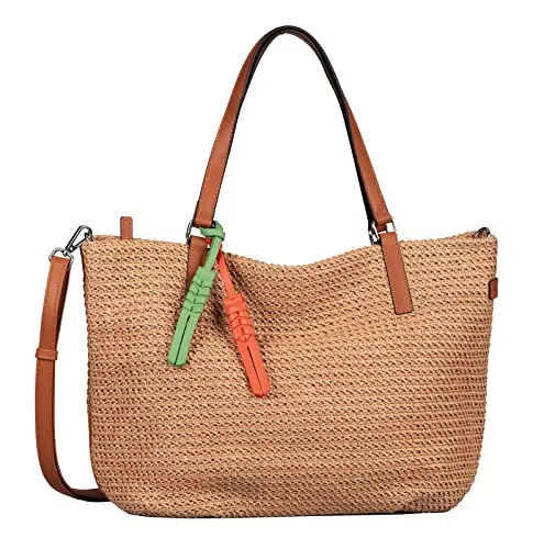 TOM TAILOR, YVA, Damen, Shopper XL Mixed Cognac