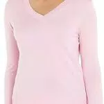 Tommy Hilfiger Damen CO Jersey Stitch V-NK Sweater Pullover