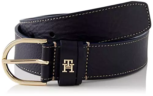 Tommy Hilfiger Damen Gürtel TH Timeless 3.5 Topstitch Ledergürtel