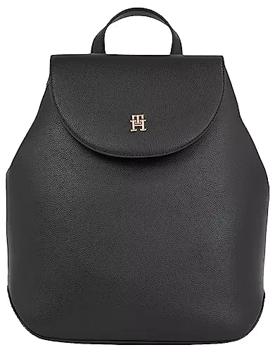 Tommy Hilfiger Damen Hilfiger Staple Rucksäcke, Schwarz
