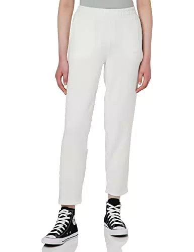Tommy Hilfiger Damen Hose Tapered Stretch, Weiß, M