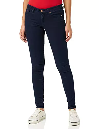 Tommy Hilfiger Damen Jeans, Avenue Dark Blue Stretch