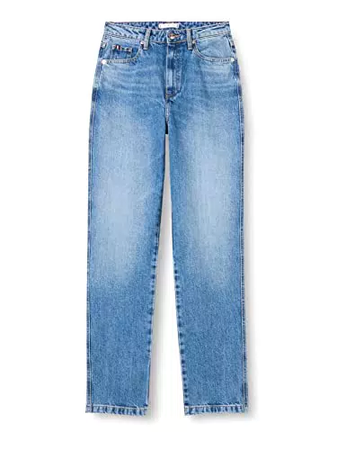 Tommy Hilfiger Damen Jeans Classic Lyra High Waist, Blau