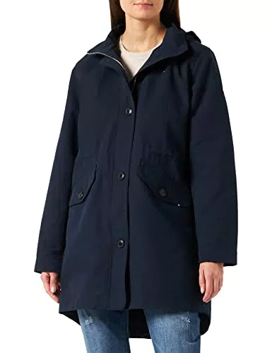 Tommy Hilfiger Damen Parka Cotton Blend Parka Winter