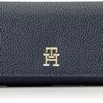Tommy Hilfiger Damen Portemonnaie TH Emblem Large Flap Wallet Groß