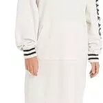 Tommy Hilfiger Damen Reg Monotype SLV Hood Short DRS Kapuzen-Kleider