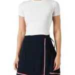 Tommy Hilfiger Damen Rock Minirock, Blau, 36