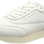 Tommy Hilfiger Damen Runner Sneaker Sportschuhe, Weiß