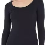 Tommy Hilfiger Damen Slim MODERN CO/EA Scoop LS L/S Strickoberteile