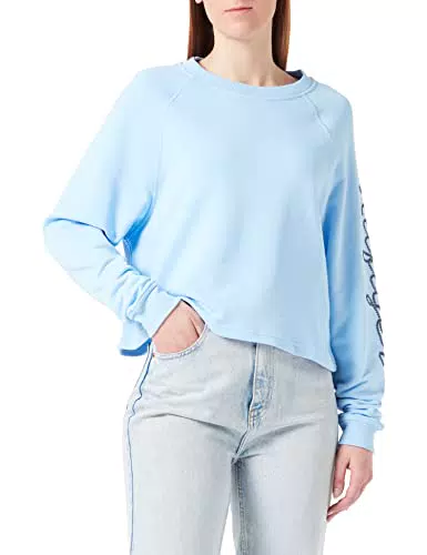 Tommy Hilfiger Damen Sweatshirt Rope Puff Print ohne Kapuze