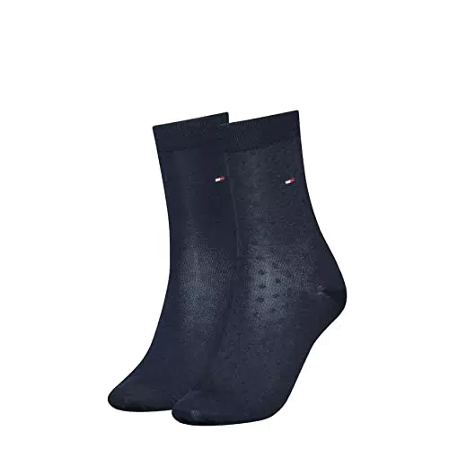 Tommy Hilfiger Damen Th Women 2p Dot Tencel CLSSC SOCK