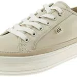 Tommy Hilfiger Damen Vulcanized Sneaker Essential Canvas Schuhe