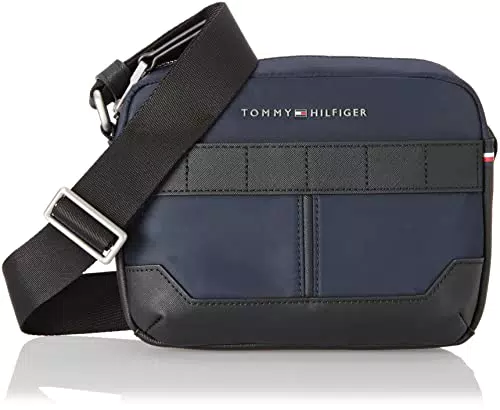 Tommy Hilfiger Elevated Nylon Camera Bag Space Blue