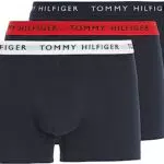 Tommy Hilfiger Herren 3p Boxershorts Boxershorts, Desert Sky/White/Primary Red