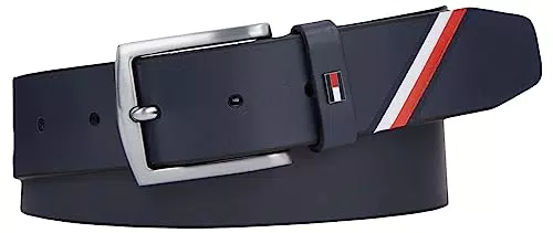 Tommy Hilfiger Herren Gürtel Denton 3, 5 cm Corporate Ledergürtel