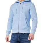 Tommy Hilfiger Herren Hoodie mit Reißverschluss Tommy Logo Zipper