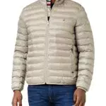 Tommy Hilfiger Herren Jacke Übergangsjacke, Beige, L