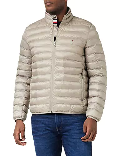 Tommy Hilfiger Herren Jacke Übergangsjacke, Beige, L