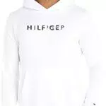 Tommy Hilfiger Herren RWB Hilfiger Hoody Hoodies, White