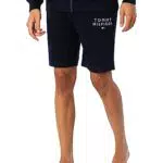 Tommy Hilfiger Herren Sweatshorts Kurz, Blau, M