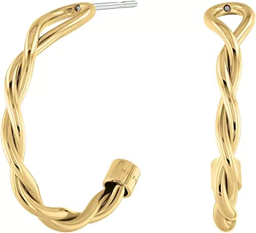 Tommy Hilfiger Jewelry Creolen für Damen aus Edelstahl Gelbgold - 2780687