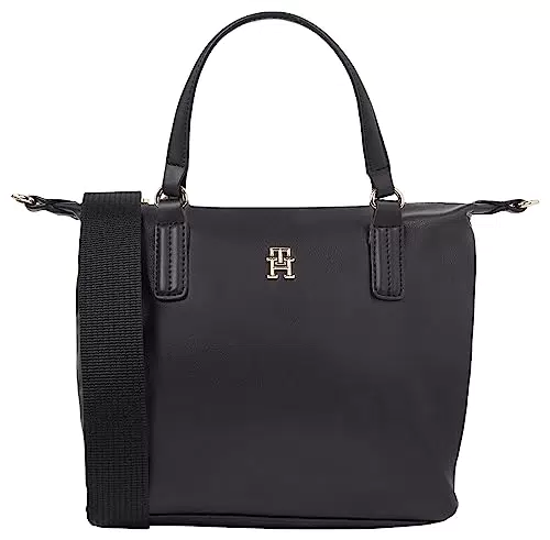 Tommy Hilfiger POPPY PLUS SMALL TOTE, schwarz, Gr. One Size