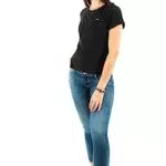 Tommy Jeans Damen T-Shirt Kurzarm TJW Soft Rundhalsausschnitt