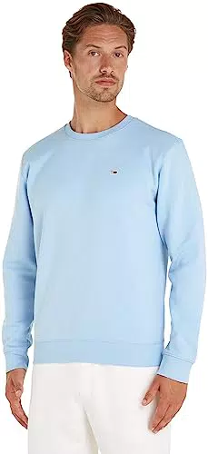 Tommy Jeans Herren TJM Regular Fleece C Neck Sweatshirt
