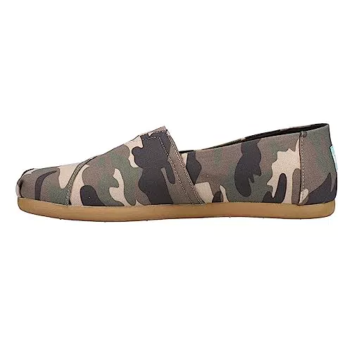 TOMS ALPARGATA Espadrille Canvas Herren, green Woodland Camouflage Print