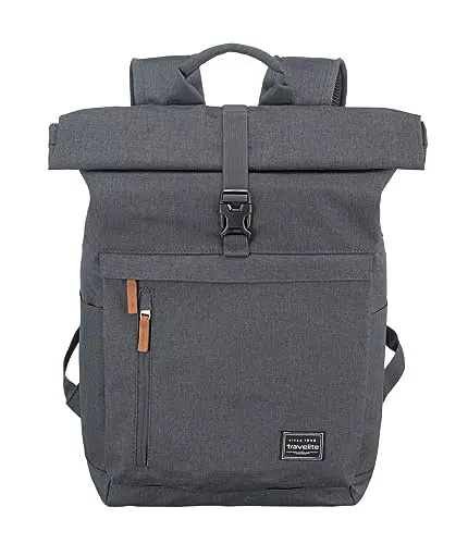 travelite Handgepäck Rucksack mit Laptop Fach 15, 6 Zoll