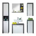 trendteam Badezimmer 5-teilige Set Kombination Miami
