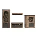 trendteam smart living Wohnzimmer 4-teilige Set Kombination Georgia
