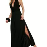 TRENDYOL Damen Dress, Schwarz, M