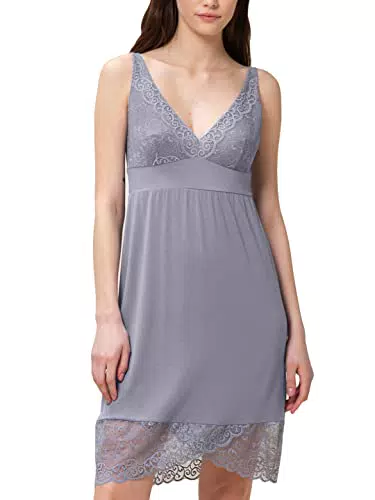 Triumph Damen Amourette Ndk New Fit X Nachthemd, Morandi Grey