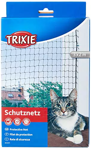 Trixie 44311 Schutznetz, 3 × 2 m, schwarz
