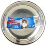 TRIXIE Katzennapf aus Edelstahl, 0.2 l/ø 13 cm, metall