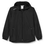 uhlsport Kinder Regenjacke Essential Regenjacke, Schwarz/Weiß