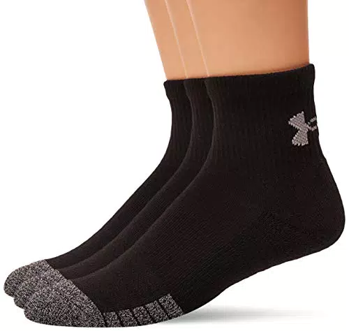 Under Armour Unisex UA Heatgear Quarter 3pk, Sportsocken mit kühlender