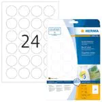 Universal Etiketten ablösbar rund, 25 Blatt, Ø 40 mm