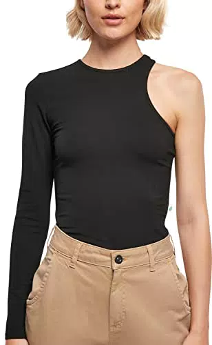 Urban Classics Damen Ladies Organic Stretch Asymmetric Body
