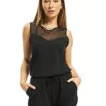 Urban Classics Damen Ladies Tech Mesh Hot Jumpsuits