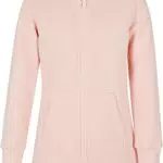 Urban Classics Girl's Girls Sweat Parka Sweatshirt, pink