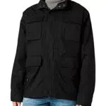 Urban Classics Herren Big M-65 Jacket Jacke, Black, M
