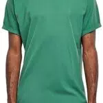Urban Classics Herren T-Shirt Long Shaped Turnup Tee Leaf S