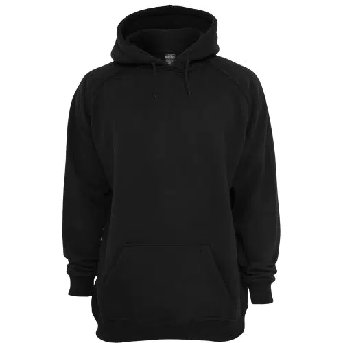 Urban Classics Herren Tall Kapuzenpullover, Schwarz