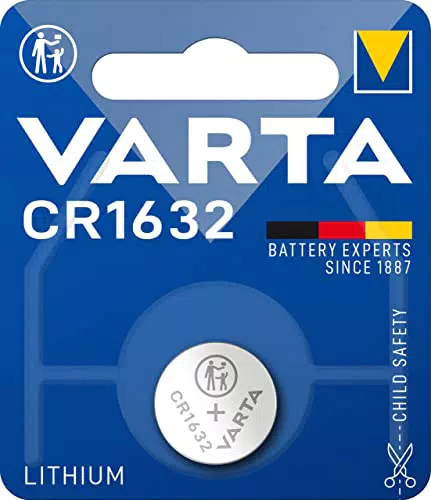 VARTA Batterien Knopfzelle CR1632, 1 Stück, Lithium Coin
