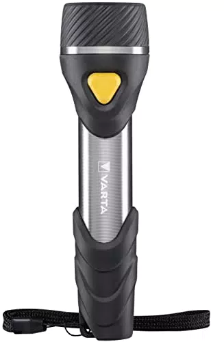 VARTA Taschenlampe mit 9 LEDs inkl. 2x AA Batterien