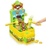 VATOS Whack Spiel, Schlag den Maulwurf, elektronisches Mini Arcade Spielzeug